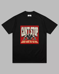 Thumbnail for Can't Stop: Black Unisex Gym Tee