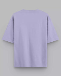Thumbnail for Oversized Lavender Canvas: Plain Unisex Tee