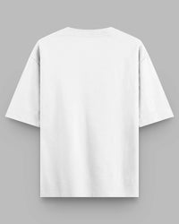 Thumbnail for Oversized White Canvas: Plain Unisex Tee