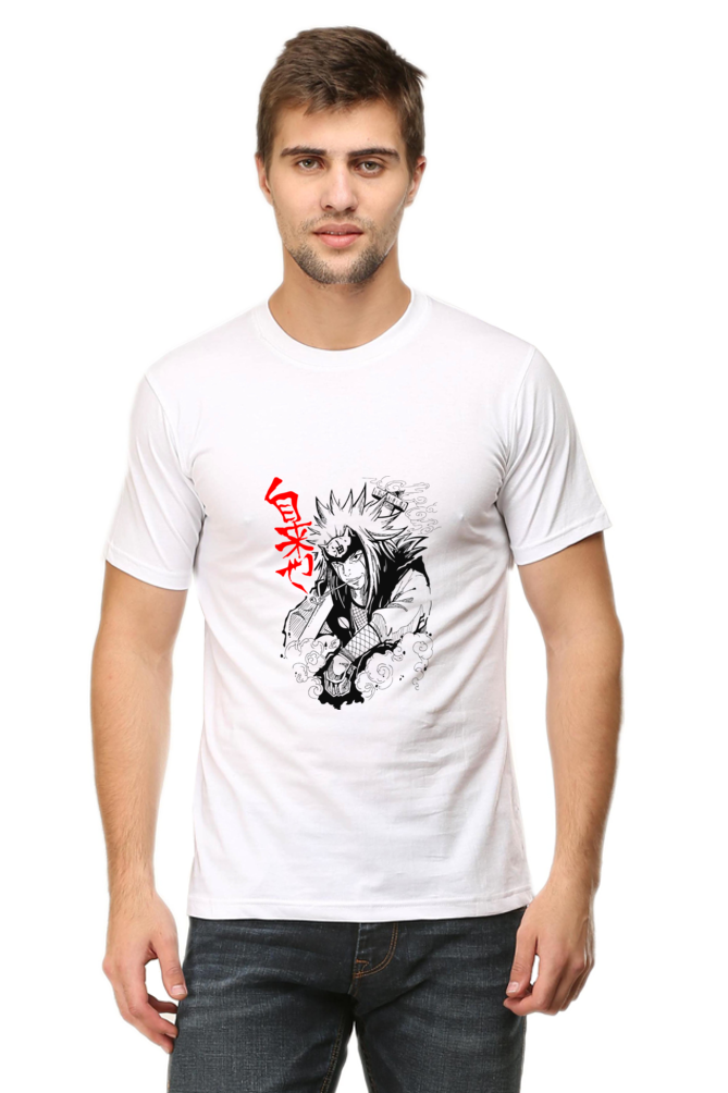 Pervy Sage: Jiraiya White Unisex Anime Tee