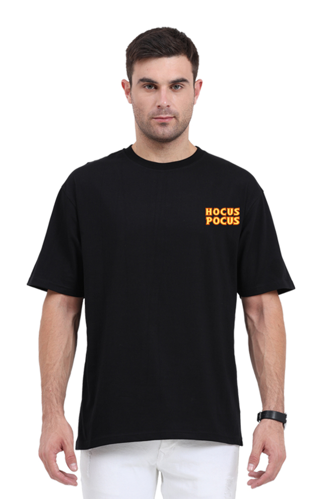 Hocus Pocus Wizard: Black Oversized Unisex Tee