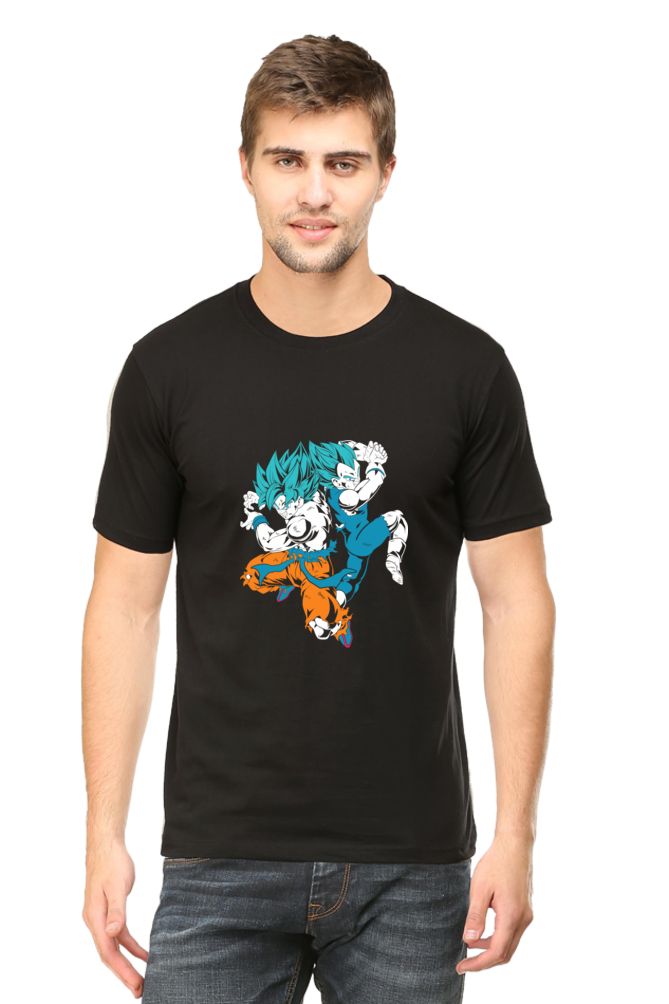 Goku & Vegeta: Black Unisex Anime Tee