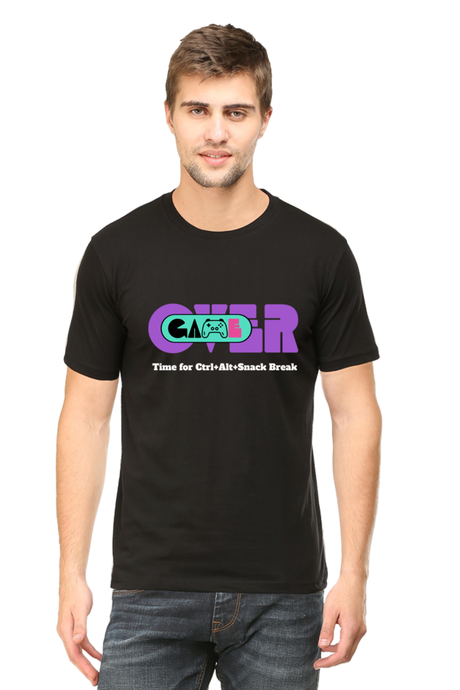 Game Over: Black Unisex Gamer Tee