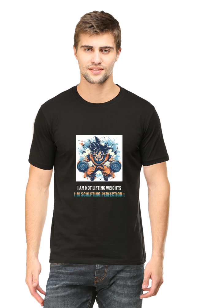 Sculpting Perfection Goku: Black Unisex Tee