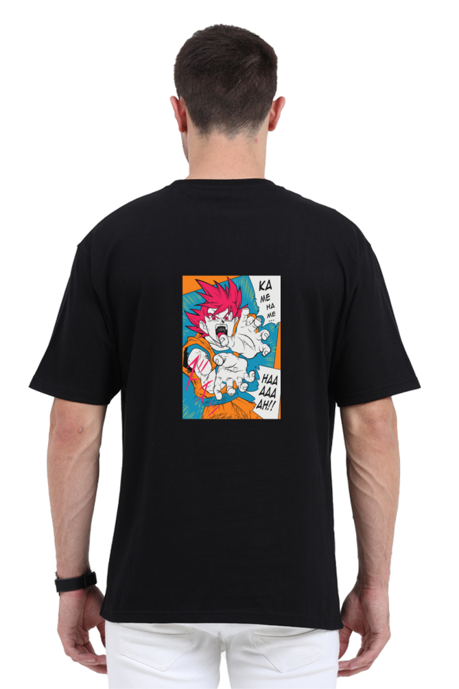 Kamehameha: Goku Black Oversized Anime Tee