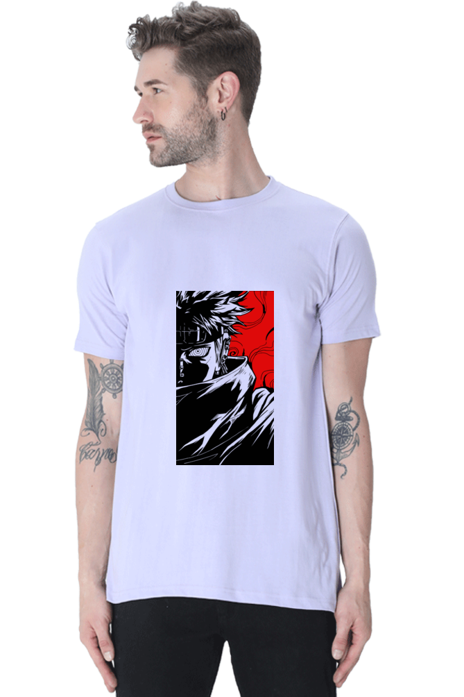 Unleash the Pain: Anime Lavender Unisex Tee