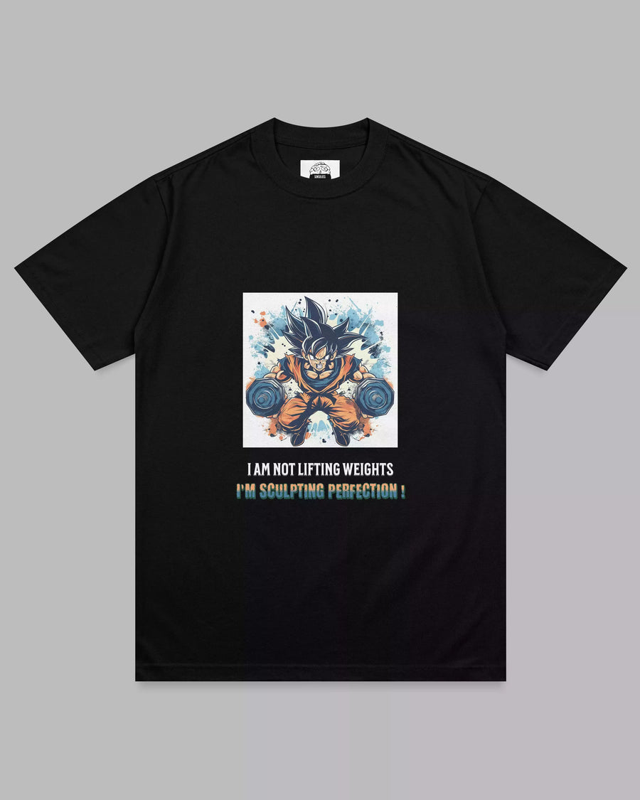 Sculpting Perfection Goku: Black Unisex Tee