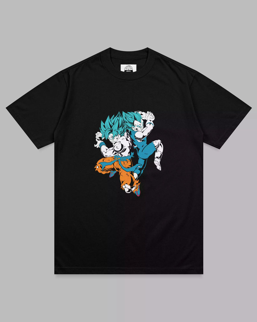 Goku & Vegeta: Black Unisex Anime Tee