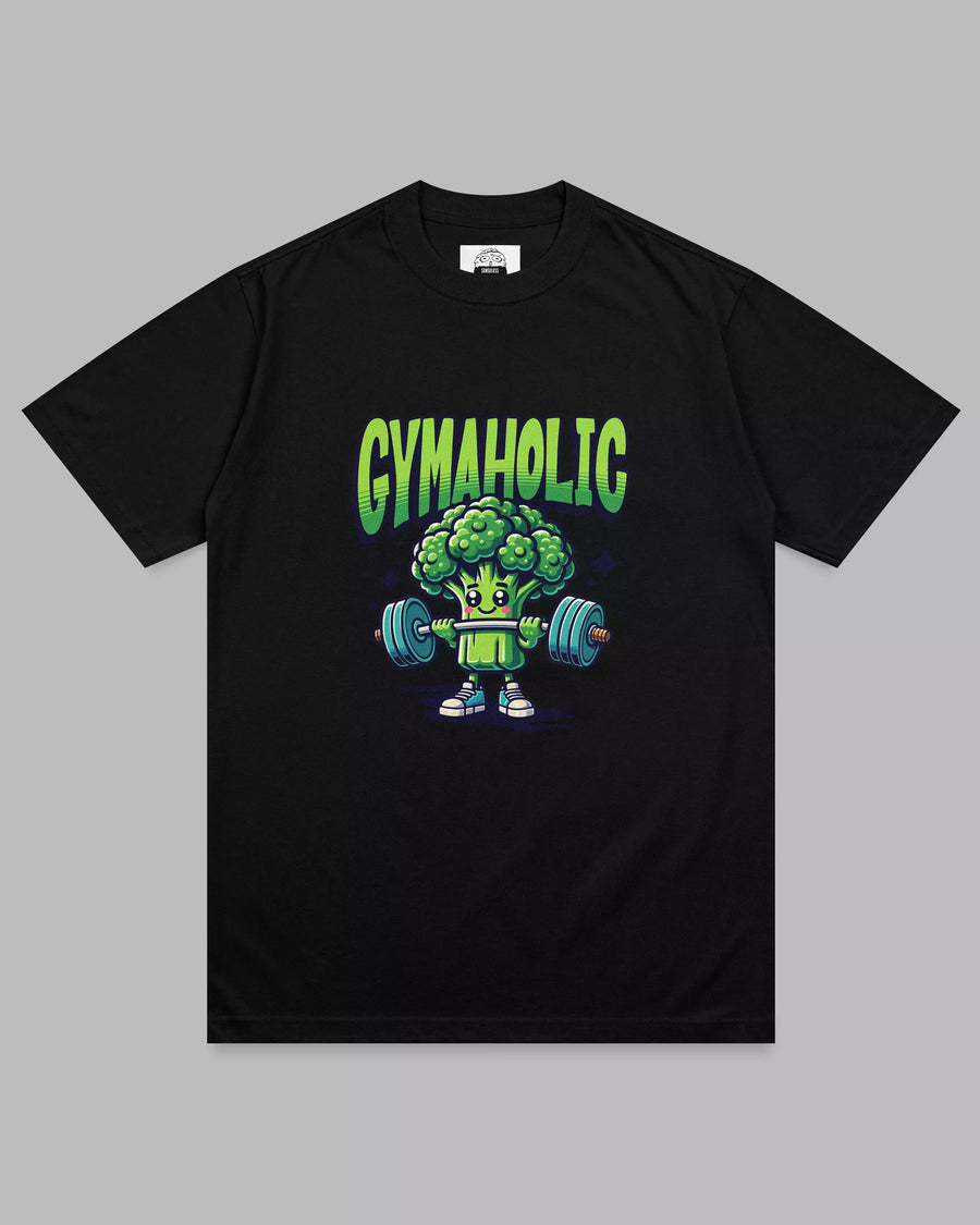 Gymaholic Broc: Black Unisex Tee