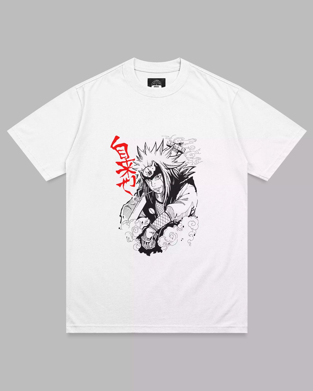 Pervy Sage: Jiraiya White Unisex Anime Tee