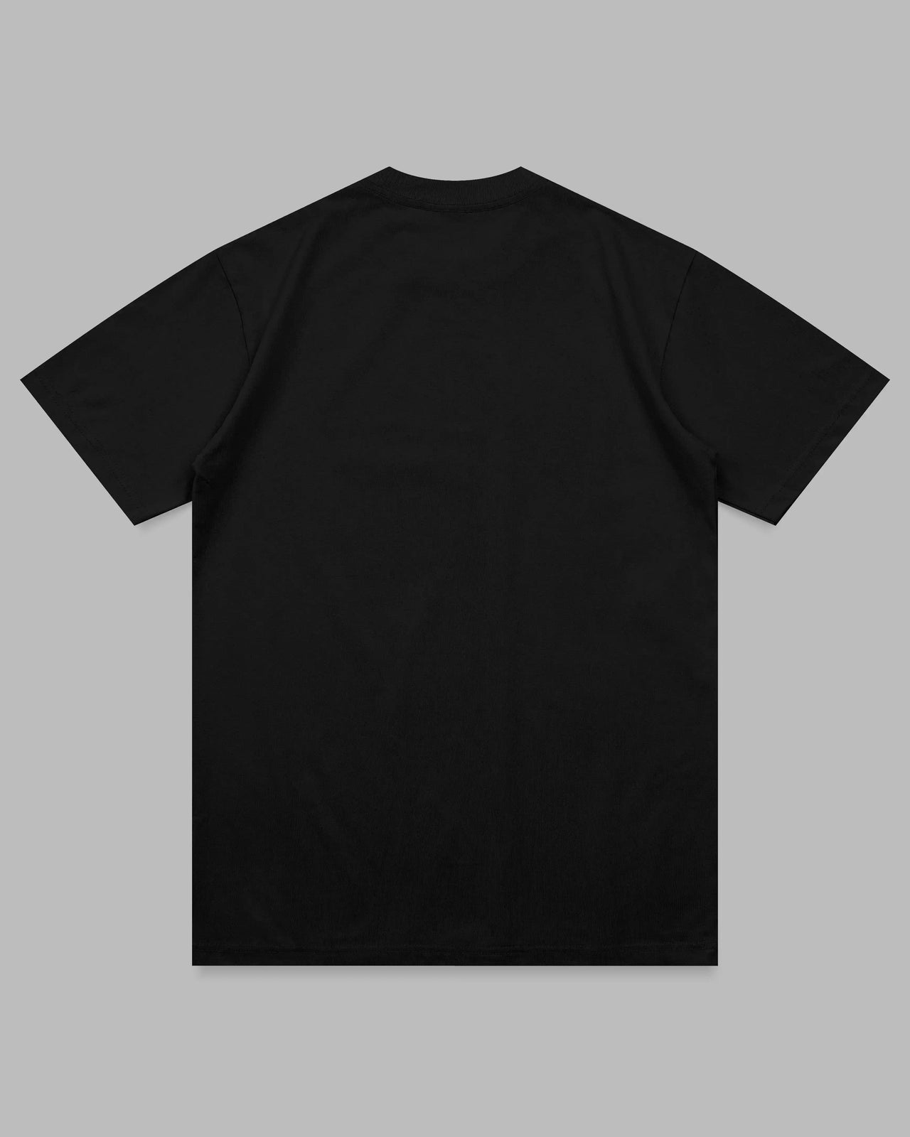 Essential Plain Black Tee: Unisex Fit