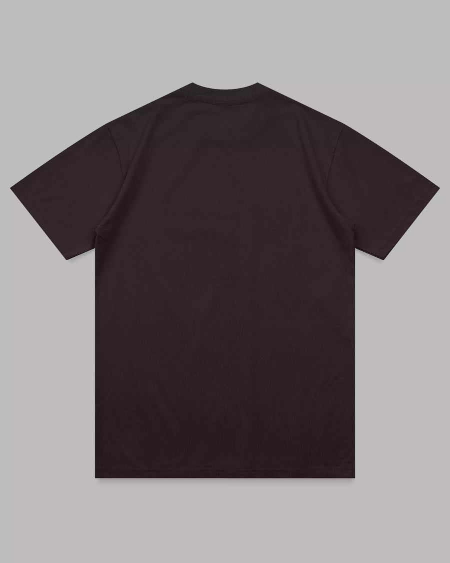 Leh Ladakh: Unisex Coffee Brown Biker Tee