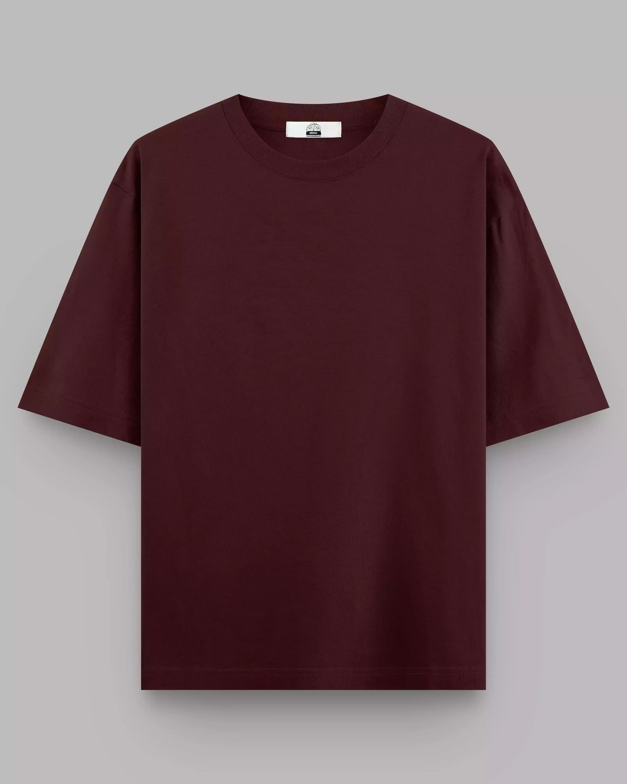 Ghost Of Uchiha: Madara Oversized Maroon Anime Tee