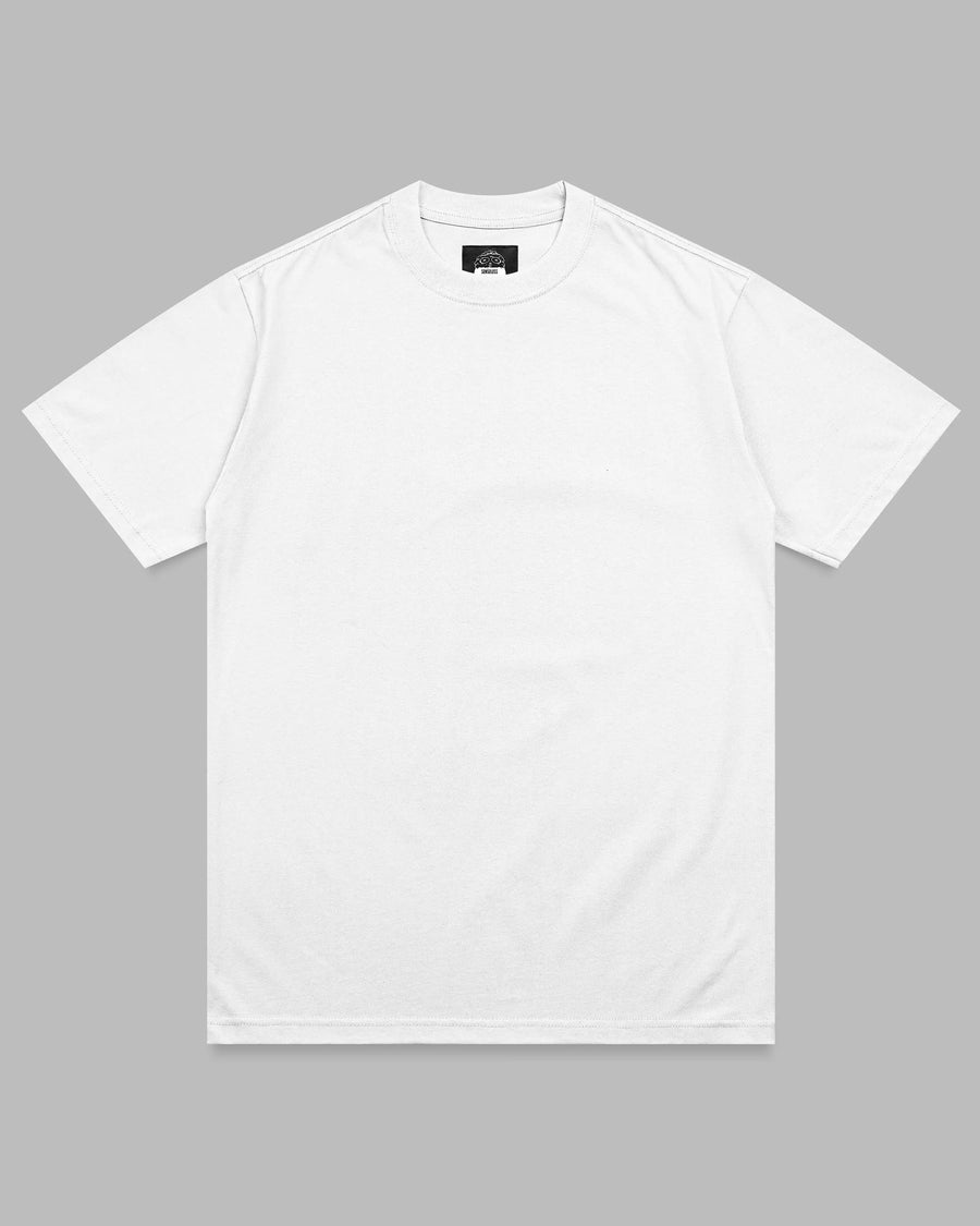 Essential Plain White Tee: Unisex Fit